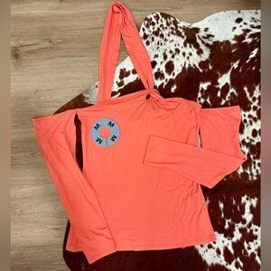 VENUS Coral Long Sleeve Top